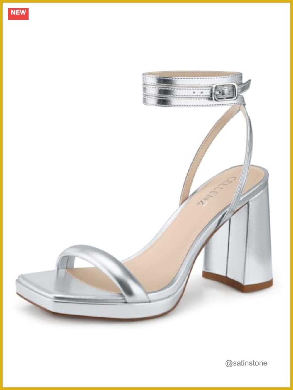 Women's Chunky Platform Block Heels Strappy Open Toe Dress Sandals